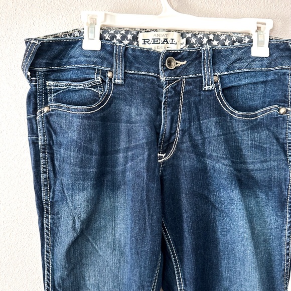 Ariat Real Denim Women's Skinny Jeans Size 32R Blue Jean Medium-Dark Wash - Picture 3 of 8